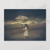 あなた恋しく思やファンタジー芸術なしで暗い ポストカード (正面)
