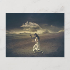 あなた恋しく思やファンタジー芸術なしで暗い ポストカード