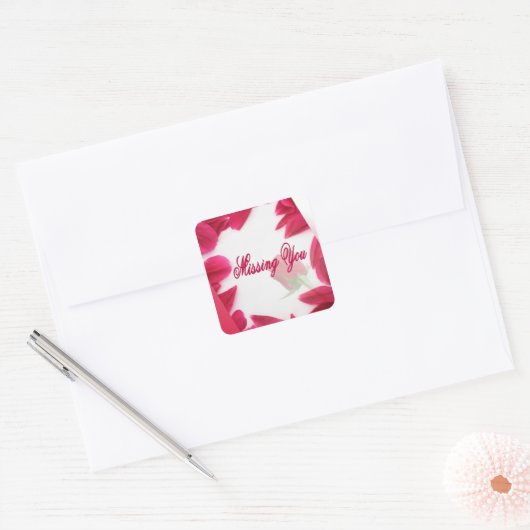 あなた恋しく思 – ステッカー (封筒)