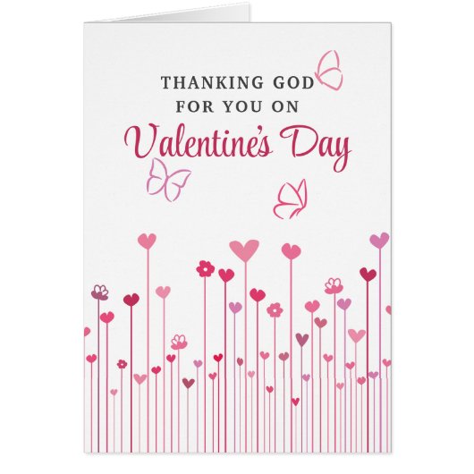 あなた感謝していのために神ハート花バレンタインデー (正面)