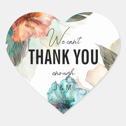 あなた感謝していは十分なハイビスカスセレナーデパラダイス ハートシール (正面)