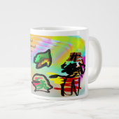 あなた感謝していは! ジャンボコーヒーマグカップ (正面右)