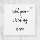 あなた感謝していは、ボランティアの関与を確立する フェイバータグ (裏面)