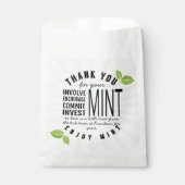 あなた感謝していは、ボランティアの関与を確立する フェイバーバッグ (正面)