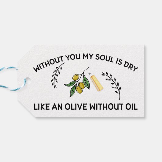 あなた方がいなければ、魂は油のないオリーブのように乾く ギフトタグ (裏面横)