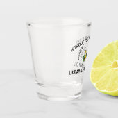 あなた方がいなければ、魂は油のないオリーブのように乾く ショットグラス (左)