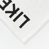 あなた方がいなければ、魂は油のないオリーブのように乾く フリースブランケット (角)