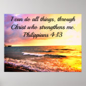 あなた方が強化するキリストを通して、私は全てのことを成し遂げることができる ポスター (正面)