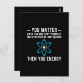 あなた方が自分の時間を掛けるまで、あなた方は重要だ ポストカード (正面/裏面)