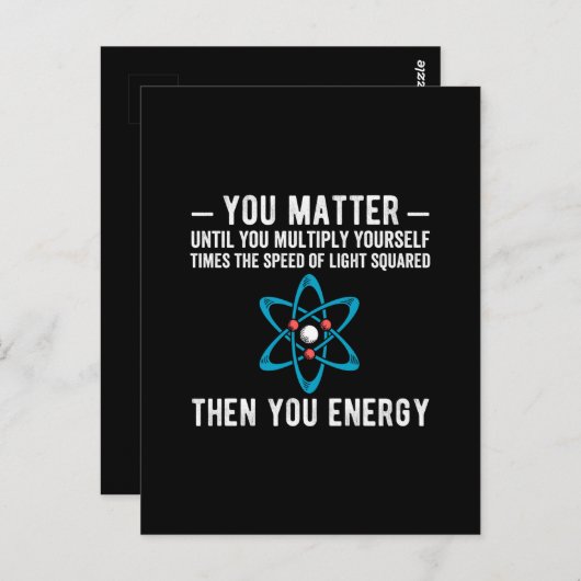 あなた方が自分の時間を掛けるまで、あなた方は重要だ ポストカード (正面/裏面)