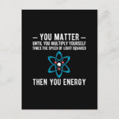 あなた方が自分の時間を掛けるまで、あなた方は重要だ ポストカード (正面)