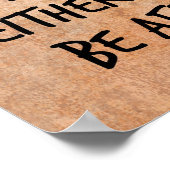 あなた方のハートを悩ましい聖書の聖句にするな ポスター (角)