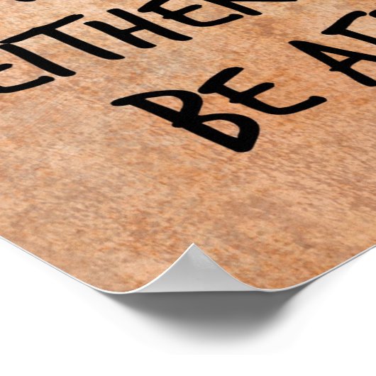 あなた方のハートを悩ましい聖書の聖句にするな ポスター (角)