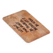 あなた方のハートを悩ましい聖書の聖句にするな マグネット (右側)