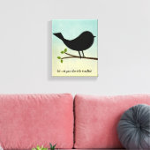 あなた方のハートを聖書の聖句に困らせるな キャンバスプリント (インサイチュ (リビング))