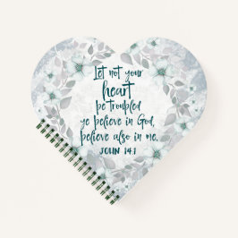 あなた方のハートを聖書の聖句に困らせるな ノートブック