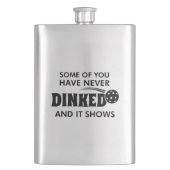 あなた方の何人かは一度も夕食を食べたことがなく、それが示している フラスク (正面)