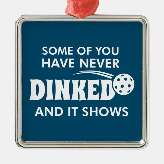 あなた方の何人かは一度も夕食を食べたことがなく、それが示している メタルオーナメント (正面)