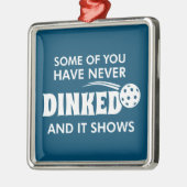 あなた方の何人かは一度も夕食を食べたことがなく、それが示している メタルオーナメント (左)