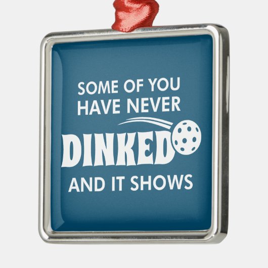 あなた方の何人かは一度も夕食を食べたことがなく、それが示している メタルオーナメント (左)