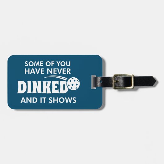 あなた方の何人かは一度も夕食を食べたことがなく、それが示している ラゲッジタグ (正面横)