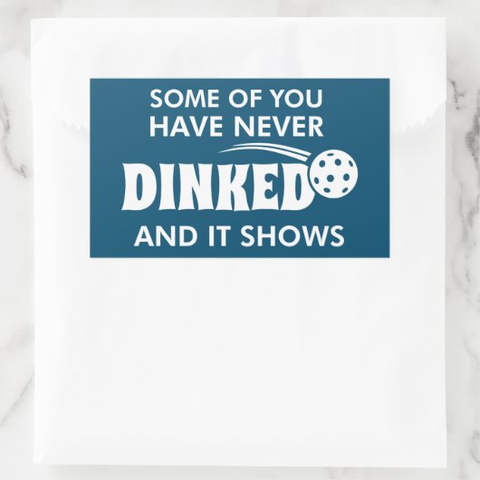 あなた方の何人かは一度も夕食を食べたことがなく、それが示している 長方形シール (バッグ)