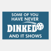 あなた方の何人かは一度も夕食を食べたことがなく、それが示している 長方形シール (正面)
