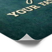 あなた方の光を輝かせる聖書の聖句マタイ5:16 ポスター (角)