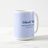 あなた方の聖書を聞く主よライトブルー コーヒーマグカップ (正面右)