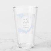 あなた方は世界聖書の詩の青の光である タンブラーグラス (裏面)