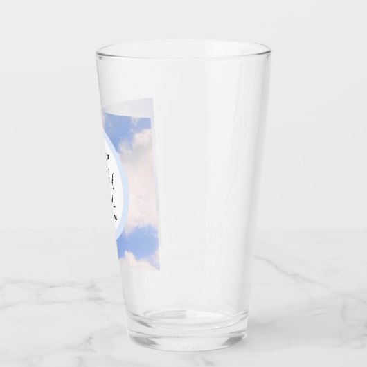 あなた方は世界聖書の詩の青の光である タンブラーグラス (左)