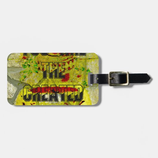 あなた方は創造された約束である ラゲッジタグ (正面横)