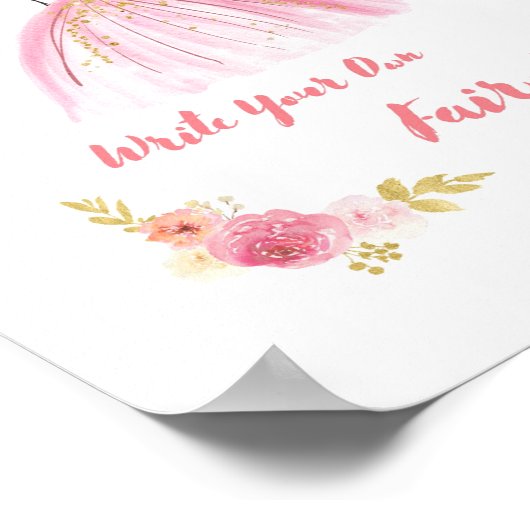 あなた書のおとぎ話の壁の装飾 ポスター (角)