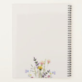 あなた書の物語、ベージュのウィークリー日記 プランナー手帳 (裏面)