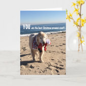 あなた最高のは今までの聖降誕祭のプレゼント – カード (黄色い花)