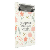 あなた来の内心 – 感動的引用文 ミニクリップボード (アングル)