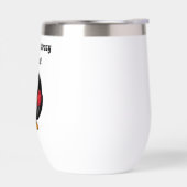 あなた熱狂するのために可愛いバレンタインデー愛ペンギン (左面)