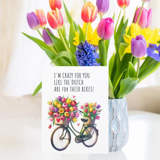 あなた熱狂するは、オランダが彼らのバイクのためにあるのが好きだから ポストカード