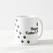 あなた犬からのおもしろいな父の日尊敬して下さい コーヒーマグカップ (正面右)