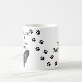 あなた犬からのおもしろいな父の日尊敬して下さい コーヒーマグカップ (中央)