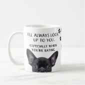あなた犬からのおもしろいな父の日尊敬して下さい コーヒーマグカップ (左)