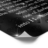 あなた王室のは聖書聖句だ ポスター (角)