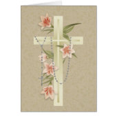 あなた祈のフローラカトリックの聖なる念珠 (正面)