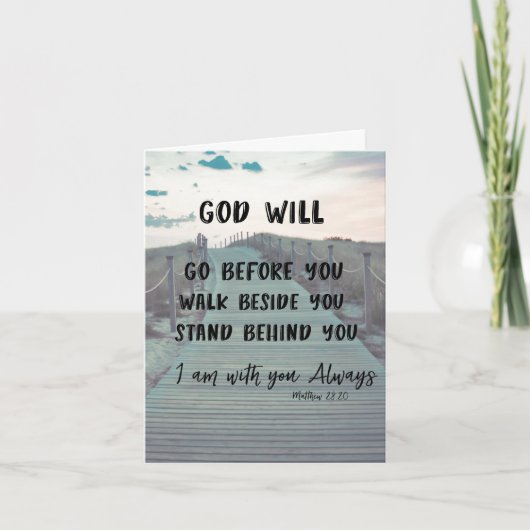 あなた祈クリスチャンの感動的為に カード (正面)