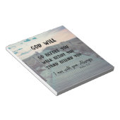 あなた祈クリスチャンの感動的為に ノートパッド (アングル)