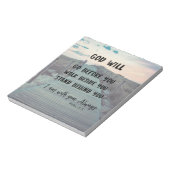 あなた祈クリスチャンの感動的為に ノートパッド (回転)