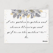 あなた祝の小さな奇跡の到来だ！ ポストカード (裏面)