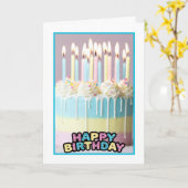 あなた祝（ローマ15:13）誕生日 カード (黄色い花)