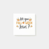 あなた秋の間イエスおもしろい秋ハロウィン ポストイット (正面)