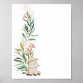 あなた空白の自身の甘い小さな子羊の緑を作成 ポスター (正面)